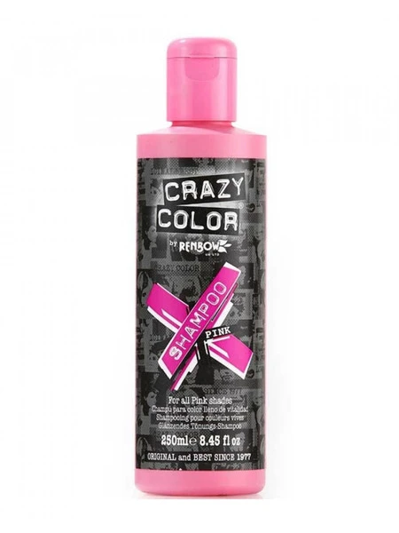 Crazy Color Shampoing Rose 250ml 3 Crazy Color Shampoing Rose 250ml