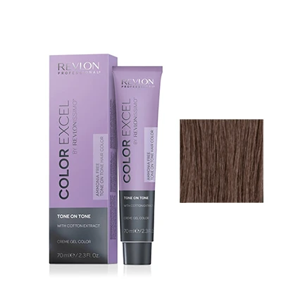 Color Excel Sans Ammoniaque By Revlonissimo N°5.24 Châtain Clair Irisé Cuivré 3 Color Excel Sans Ammoniaque By Revlonissimo N°5.24 Châtain Clair Irisé Cuivré